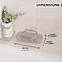KINCMAX Premium Adhesive Soap Holder for Shower Wall - Drill Free Bar Soap Dish for Bathroom Storage - Stainless Steel Shower Soap Caddy w/Adhesiv...