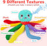 beetoy Infant Toy Baby Plush Toys, Baby Musical Toy with Octopus Shape, Stuffed Animal for Girl boys Infant, Sensory Toys for Babies Soft Toys wit...