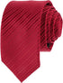 Burgundy Tie Men Women Skinny Tie Slim Tie Stripe Tie with Hanky Waterproof Oilproof Tie-Burgundy...