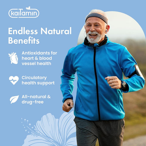Blood Pressure Support Supplement with Garlic, Hibiscus, and Hawthorn - Supports Cardiac Health and Circulation, Healthy Heart-Supporting Herbs an...