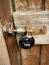 DAYGOS Combination Disc Padlocks for Outdoor - Heavy Duty 4 Digit Code Lock, Combo Discus Lock for Storage Unit,Gate,Fence,Traile(3/8-in Shackle,1...