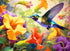Gearock Hummingbird Diamond Painting Kits, Flowers Bird Diamond Art Kits for Adults, DIY Gem Art Crafts for Room Bedroom Living Room Bathroom Deco...