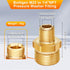 Boltigen M22 x 1/4NPT Pressure Washer Adapter, 2PCS M22 to 1/4 NPT Pressure Washer Coupler, 1/4" Male to M22 Male Adapter, M22 Pressure Washer Hos...