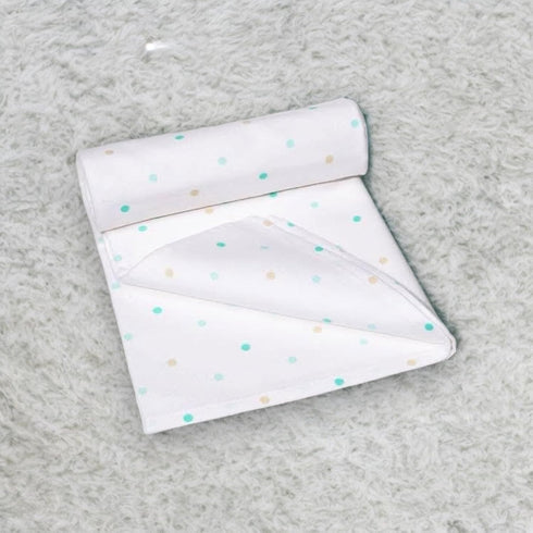 flannel Receiving Blankets 29x41 inches summer multi-purpose boys and girls thin fabric%100 cotton (Green)...