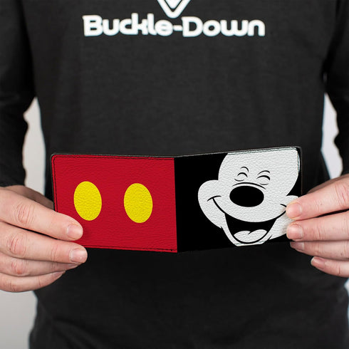 Buckle-Down Men's Bifold Wallet Mickey Mouse...