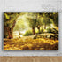 Leyiyi 7x5ft Natural Scenery Backdrop Olive Trees Sunshine Wonderland Dreamy Haze Blurred Background Stone Natural Forest Landscape Video Photo St...