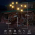 Solar Garden Lights 2-Pack 16 LEDs with Two Light Modes, Firefly Garden Lights Solar Outdoor, Swinging Garden Lights Solar Powered Waterproof for ...