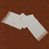Grelucgo Solid Natural Color Lined Fringe Table Runner or Dresser Scarf (Natural, 14 x 48 inches)...
