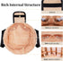 Barrel Drawstring Makeup Bag Large Travel Makeup Bag,Portable Large Capacity Cosmetic Bag Toiletry Organizer for Travel Accessories Make Up Essent...