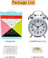 Peakeep 4 inches Twin Bell Loud Alarm Clock for Heavy Sleepers (Chrome Finish)...