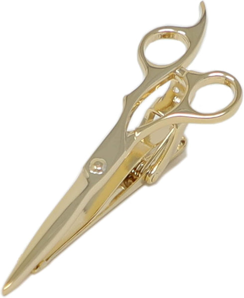 Novelty Barber Scissors Tie Clip Silver Tone Scissors Tie Clip With Box...
