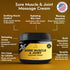 Sore Muscle & Joint Cream - Soothing Massage Relief for Neck, Back, Hands, Feet - Warming Hot Cream with Natural Essential Oils, Deeply Penetrates...