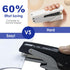 Handheld Plier Stapler, Desktop Stapler, Sturdy Metal Hand Stapler for Office, School and Home, Only Can Use with NO.10 Staples, Black, 2024 Gifts...