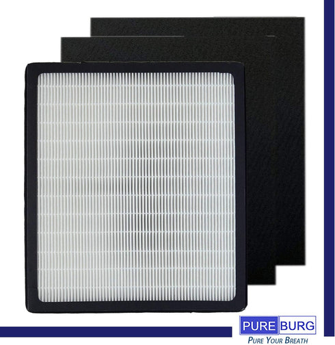 PUREBURG IAF-H-100D Replacement Filter Compatible with Idylis AC-2123 AC-2118 IAP-10-280 Air Purifiers,H13 HEPA + 2 x Activated Carbon Pre-Filters...