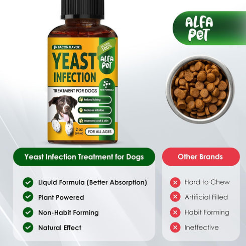 Natural Yeast Infection Treatment for Dogs • Itch Relief • Dog Allergy Relief • Inflammation Relief • Dog Ear Infection • Yeast Infection Treatmen...