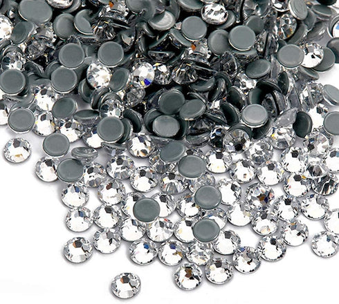 Dowarm 1440 Pieces Crystal Clear Hotfix Crystals, Hot Fix Rhinestones for Crafts Clothing, Flatback Glass Gems for Dance Costumes (SS20)...
