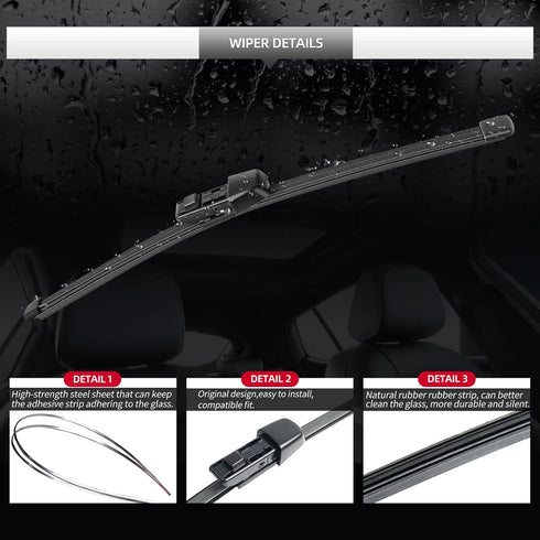 Replacement for Volkswagen Atlas Rear Windshield Wiper Blade and Arm Assembly...