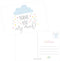 Hadley Designs 50 4x6 Rain Clouds Blank Thank You Postcards Bulk, Cute Baby Shower Sprinkle Rainbow Showered With Love Thank You Note Card For Wed...