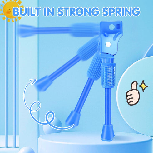 Kids Bike Kickstand for 16 Inch Wheel Children's Bicycle Single-Side Kick Stand Rear Mount Bikes Support Racks Blue for Girls and Boys Bike...