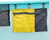 Hammock Organizer Bag Dangling Pouch, Portable Hammock Storage Bag Storage Container for Camping Climbing Hiking Outdoor Sports, Yellow...