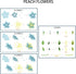 Alinacutle 1pc Cherry Flower Clear Stamps & 4pc Layering Stencil & 1set Coordination Frame Metal Cutting Die for Handmade Card Making Album Paper ...