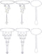 Hicarer 6 Pieces Foot Jewelry Barefoot Sandals for Women Rhinestone Anklets Bohemian Foot Chain for Beach Wedding Valentine's Day...