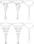 Hicarer 6 Pieces Foot Jewelry Barefoot Sandals for Women Rhinestone Anklets Bohemian Foot Chain for Beach Wedding Valentine's Day...