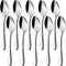 HANSGO 10PCS Stainless Steel Teaspoons, Dinner Spoons Dessert Spoons 5.8 Inch for Home Kitchen Restaurant...