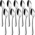 HANSGO 10PCS Stainless Steel Teaspoons, Dinner Spoons Dessert Spoons 5.8 Inch for Home Kitchen Restaurant...