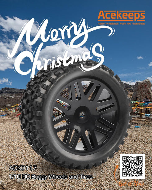 4P 12mm Hex RC Buggy Solid Wheel and Rubber Tires OD 87mm for 1/10 1/12 1/14 HSP HPI Hobao WLtoys Tamiya Off-Road Car...