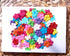 Handmade 100 Pcs Mulberry Paper Sakura Cherry Flowers 30x30mm Scrapbooking Wedding DIY Craft Supplies Card (10 Colors)...