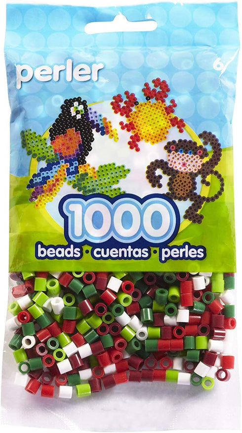 Perler Beads Christmas Mix 2 Bead Bag, Small, 1000 Count...