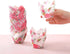 Funtery 200 Pieces Pink Flower Tulip Cupcake Wrappers Liners Tulip for Baking Flower Cupcake Liners Mini Cupcake Baking Rustic Birthday Party Deco...
