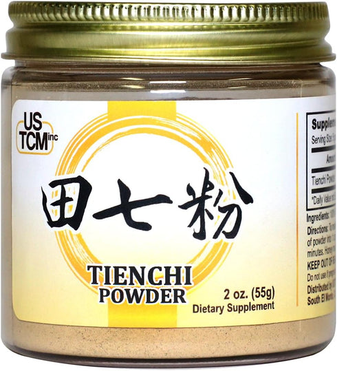 100% Pure Tienchi Powder Pseudoginseng Notoginseng Sanqi Powder Tienchi Ginseng Powder ??? 120mesh (2oz)...