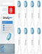 Brushmo Optimal Gum Care Replacement Toothbrush Heads, Compatible with Philips Sonicare Click-on Electric Toothbrush Handles, 8 Standard Replaceme...