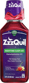 ZzzQuil, Nighttime Sleep Aid Liquid, 50 mg Diphenhydramine HCl, No.1 Sleep Aid Brand, Fall Asleep Fast, Non-Habit Forming, Calming Vanilla Cherry,...
