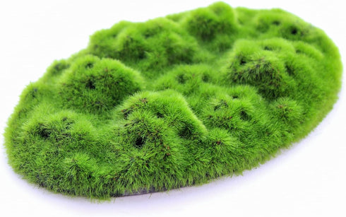 Penn-Plax Aqua-Flora Aquarium Living Resin Decoration with Embedded Glosso Plant Seeds – Moss Patch – Safe and Healthy for Freshwater Fish...