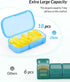 ZIKEE 7 Packs Extra Large Pill Organizer, Portable Pill Box 7 Day for Pocket, Purse, Weekly Pill Case with Dual-Protection Design, Pill Container ...