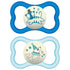 MAM Air Night Pacifiers (2 Pack, 1 Sterilizing Pacifier Case), MAM Sensitive Skin Pacifier 6+ Months for Baby Boy, Glow in The Dark Pacifier, Baby...