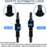 Heavy Duty Lightweight Locking Carabiner Clips D Ring for Camping Hiking Outdoor Gym etc, Carabiner with Lock Small Carabiners for Dog Leash & Har...