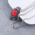 Game Devil May Cry Dante's Amulet Necklace Red Crystal Pendant Present for Men Women...