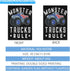 Monster Trucks Rule Garden Flags Double Sided, Art Funny Garden Flag Yard House Flags Double Sided Yard Decor Monster Trucks Rule Yard Flags...