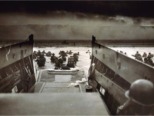 Wee Blue Coo War Military History D Day Landing Normandy Wwii Unframed Wall Art Print Poster Home Decor Premium...