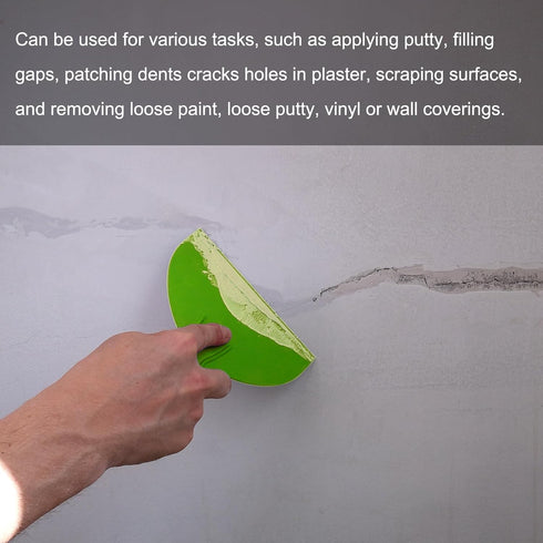 10pcs Putty Scraper 2" Width 3mm Thin Flexible Plastic Putty Knives for Taping Drywall Spreading Painting Wall Scratching...