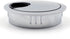 Jetland Desk Grommet for Wire Organizer - Matte Silver, Fits 2" Hole, GMS53, 2-Pack...