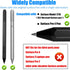 No Wear Out Titanium Alloy Pen Tips fits for Surface Pen, Realititcs Pencil Like Refill Replacement Nibs fits for Microsoft Surface Pro 7 6 5 4 Se...
