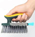 4-in-1 Grout Brush with Squeegee,Durable Bristles,Heavy-Duty Scrub Brushes for Cleaning with Stiff Bristles Cleaning Brush for Bathroom & Kitchen,...