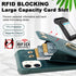iPhone 11 Wallet Case with Credit Card Holder,Leather Shockproof Protective Phone Cover Supports 360°Rotation Ring Stand and RFID Blocking for App...
