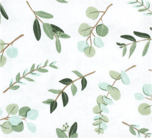 Hudson Baby Unisex Baby Cotton Flannel Receiving Blankets, Eucalyptus, One Size...