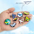 20Pcs Airplane Shoe Charms for Clogs Sandals Bracelet Wristband Slippers Water Shoes, Aircraft Helicopter Shoe Decoration Charms...